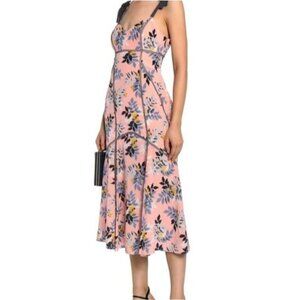 Cinq a Sept Ainsley floral-print  silk Misi dress Women size 6
